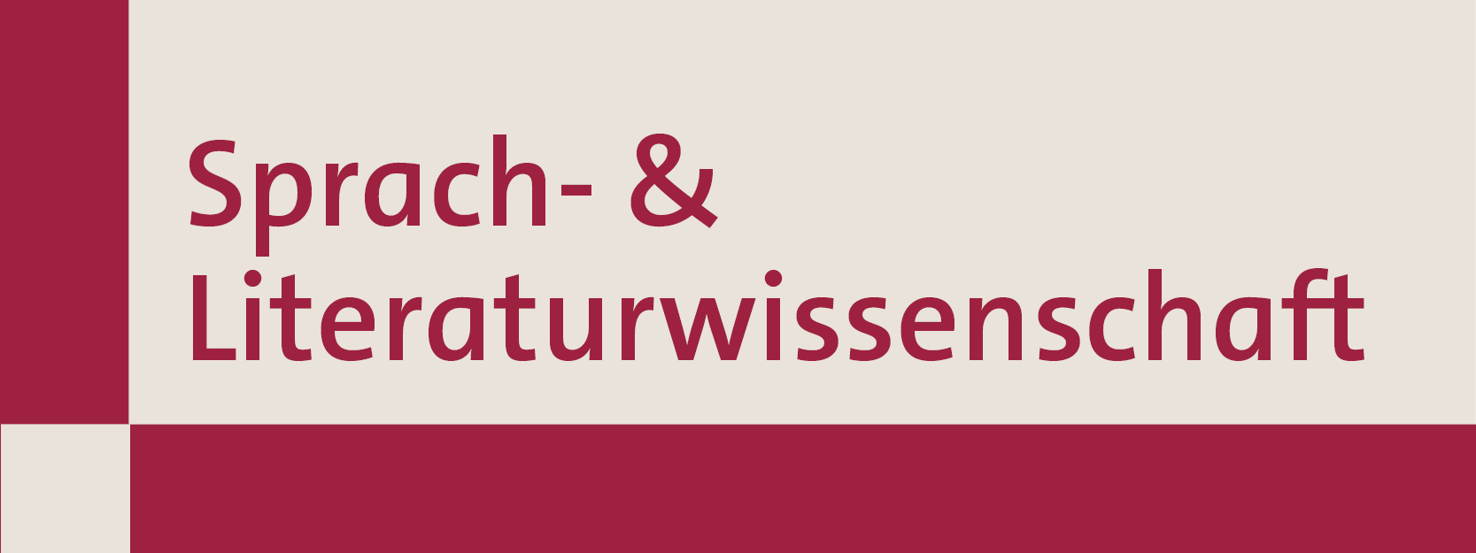 Studienliteratur Sprach- und Literaturwissenschaft