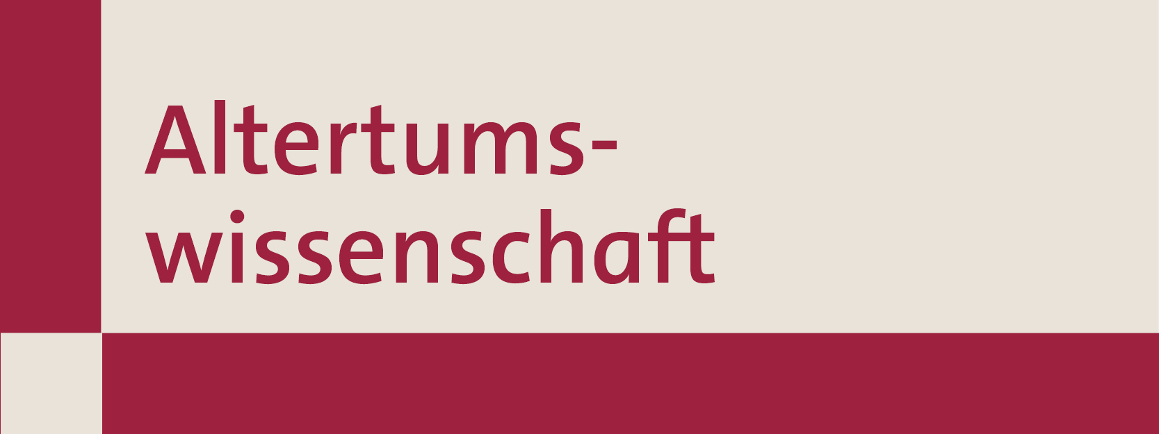 Studienliteratur Altertumswissenschaft