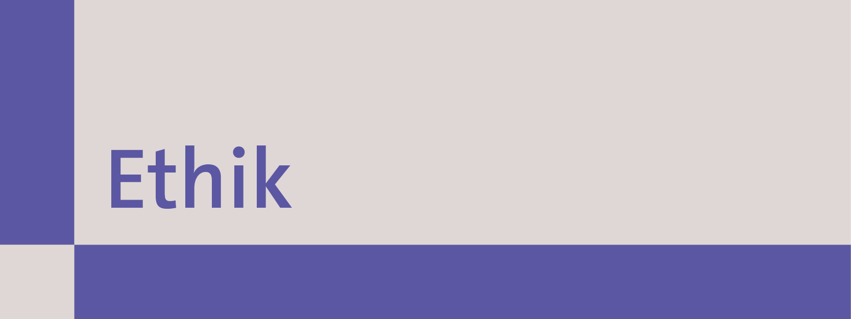 Studienliteratur Ethik